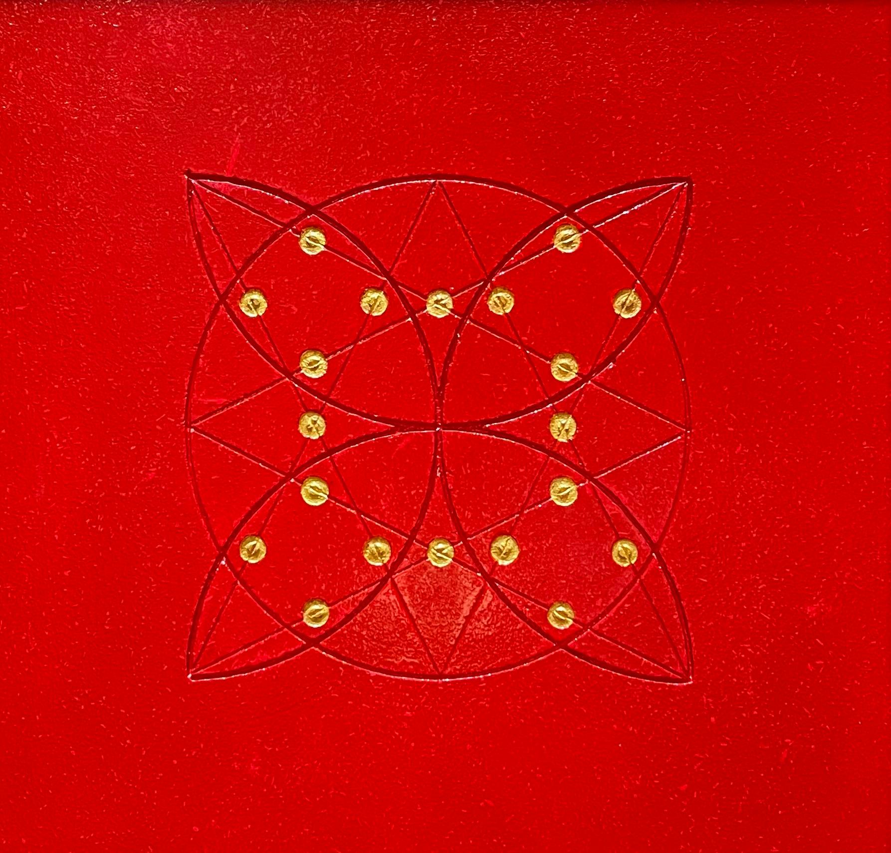"The Sacred Geometry of Scorpio" - Acrylic and Gold on Engraved Wood - 40x40cm - Mixed Media Art by Aryana Gyselinck