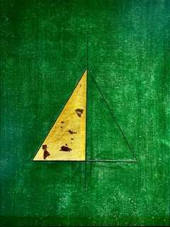 Obras de arte vibracional - Puerta 23 «Simplicidad» - Grabado en madera, 30 x 40 cm