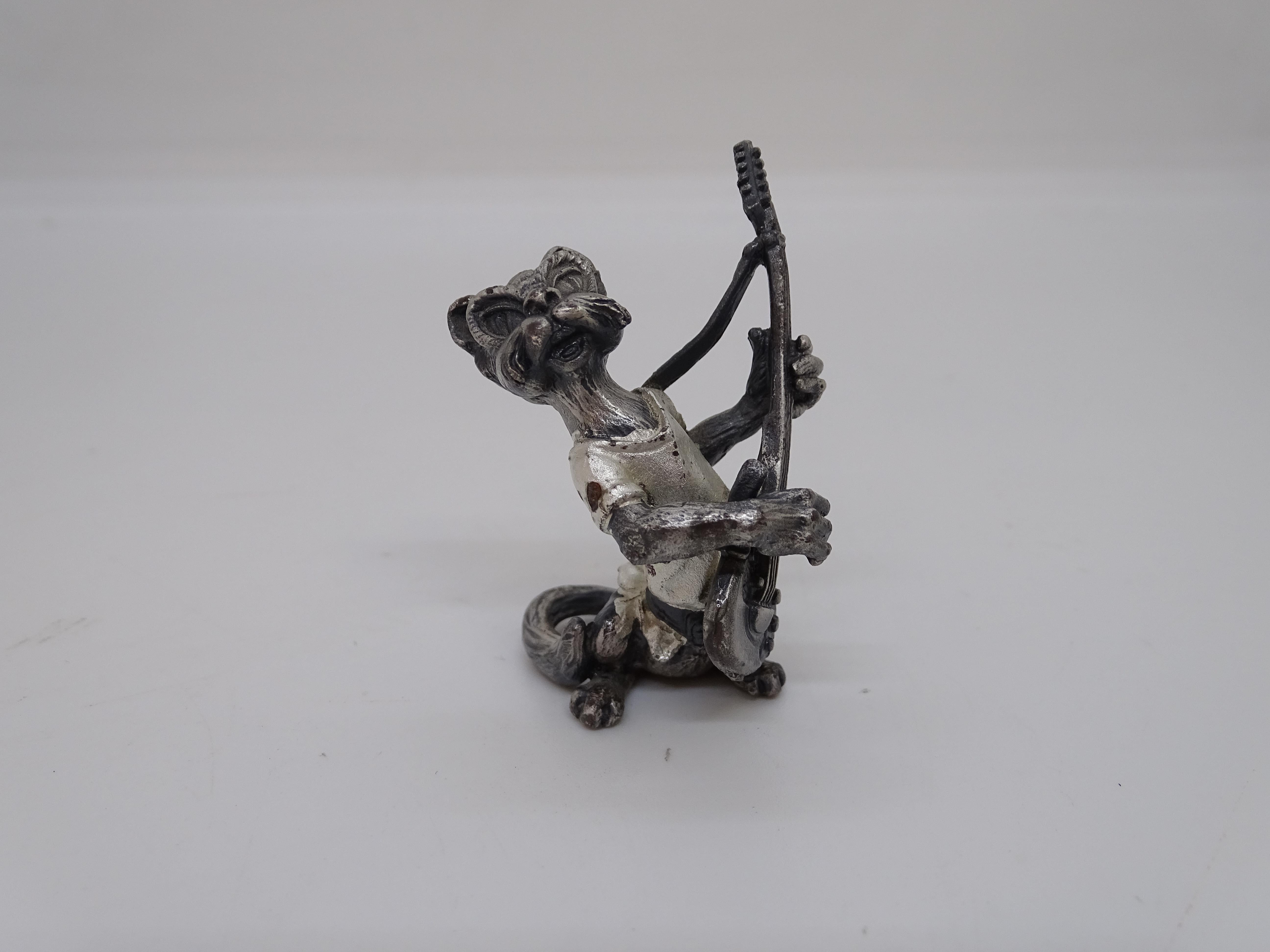 Groupe sculptural de chats musicaux Groupe de chats musicaux, acier, Espagne Aryentis en vente 9