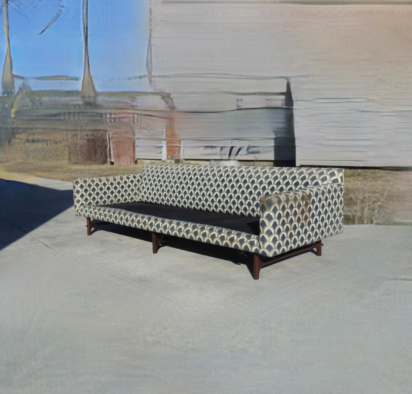 20th Century as Found Eight Foot Sofa Attributed to Harvey Probber  For Sale