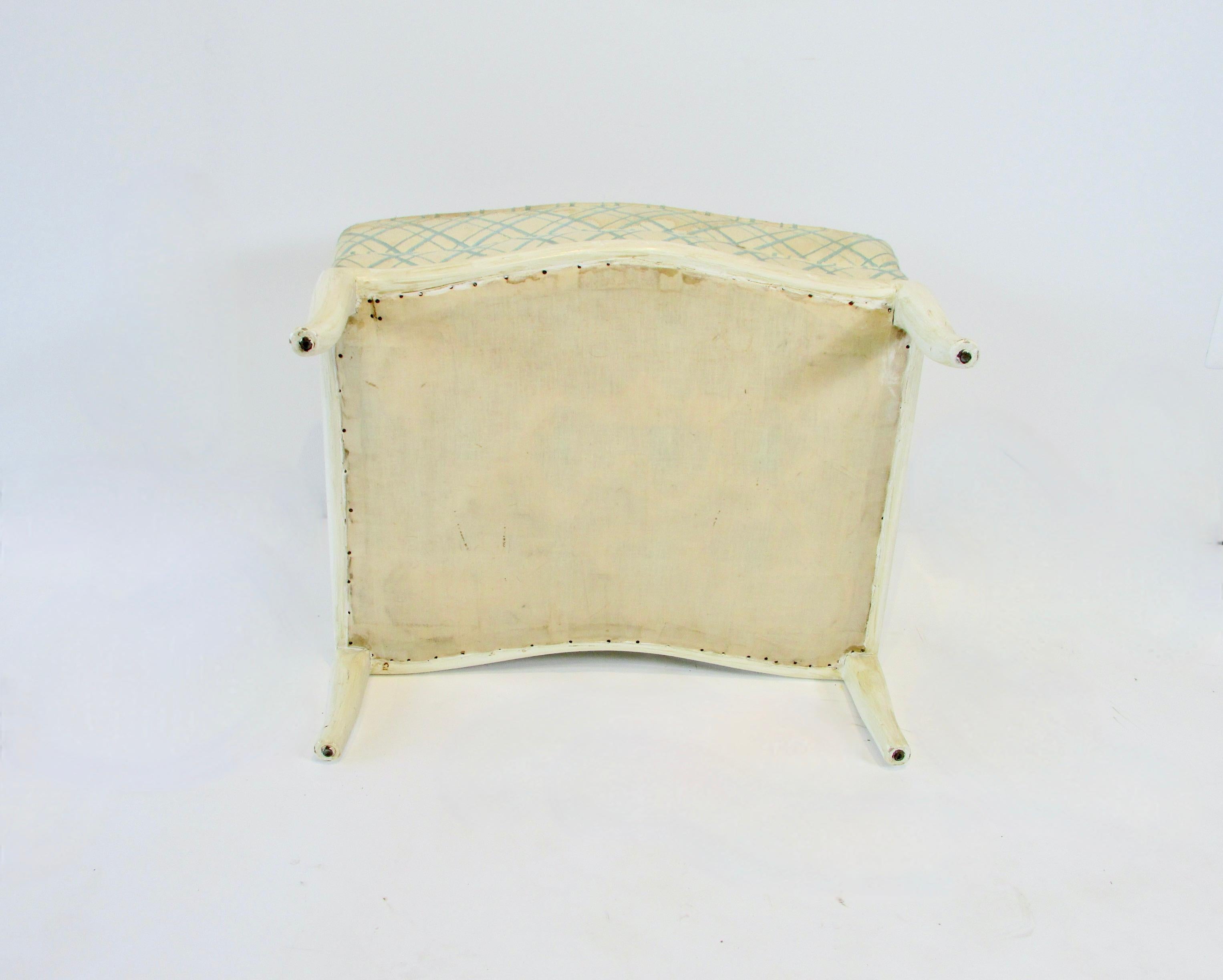 As Found Robsjohn Gibbings for Widdicomb Footstool or Ottoman In Fair Condition For Sale In Ferndale, MI