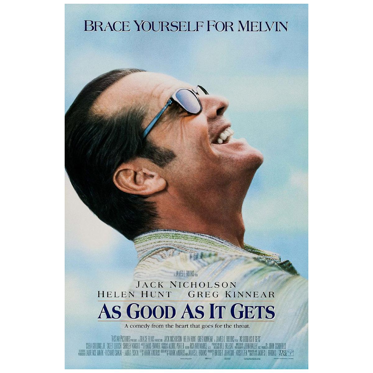 As Good As It Gets '1997' Poster For Sale at 1stDibs  as good as it gets  poster, as good as it gets movie poster, as good as it gets full movie