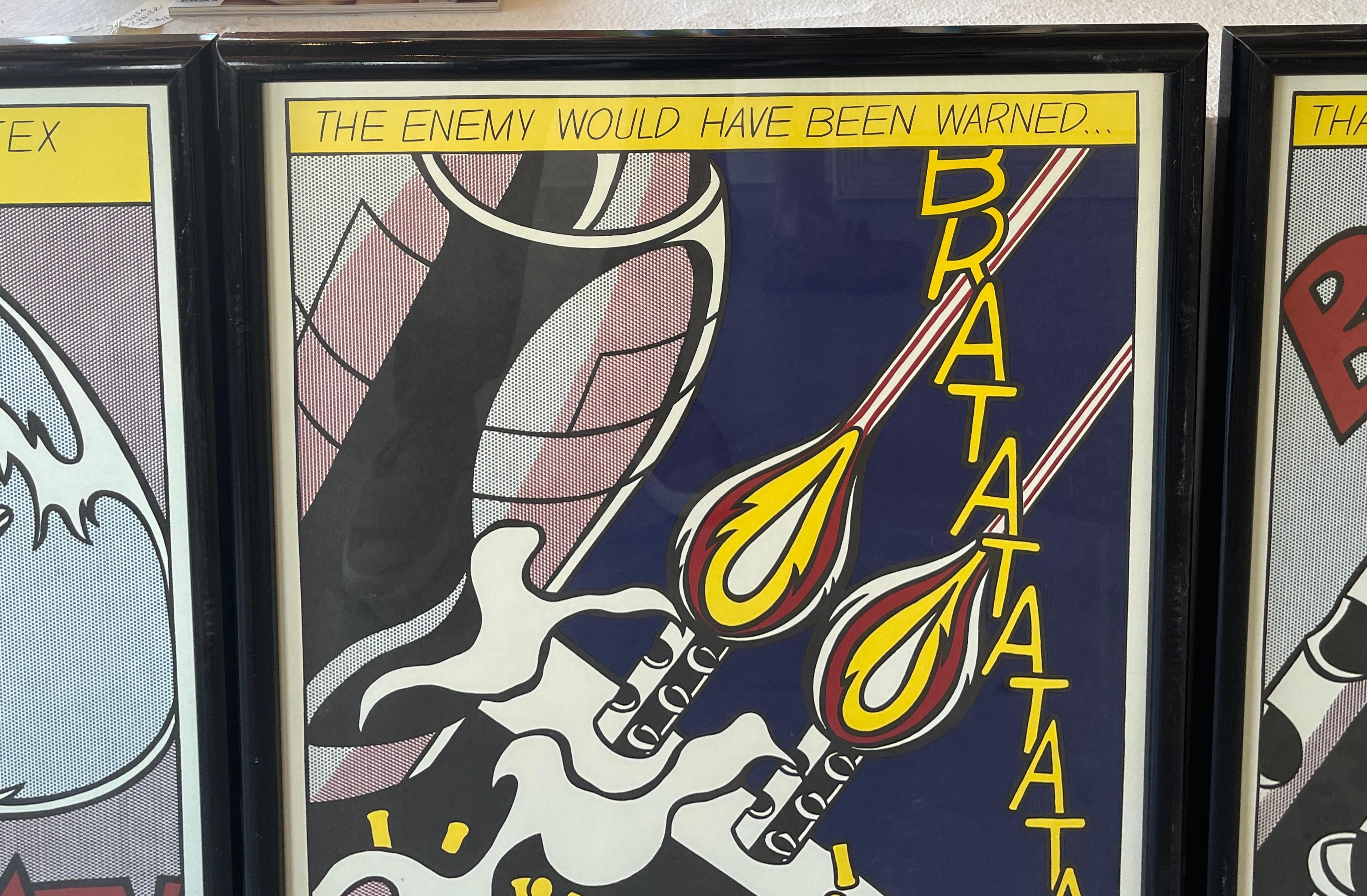„As I Opened Fire“ von Roy Lichtenstein, Stedelijk Museum Edition 10