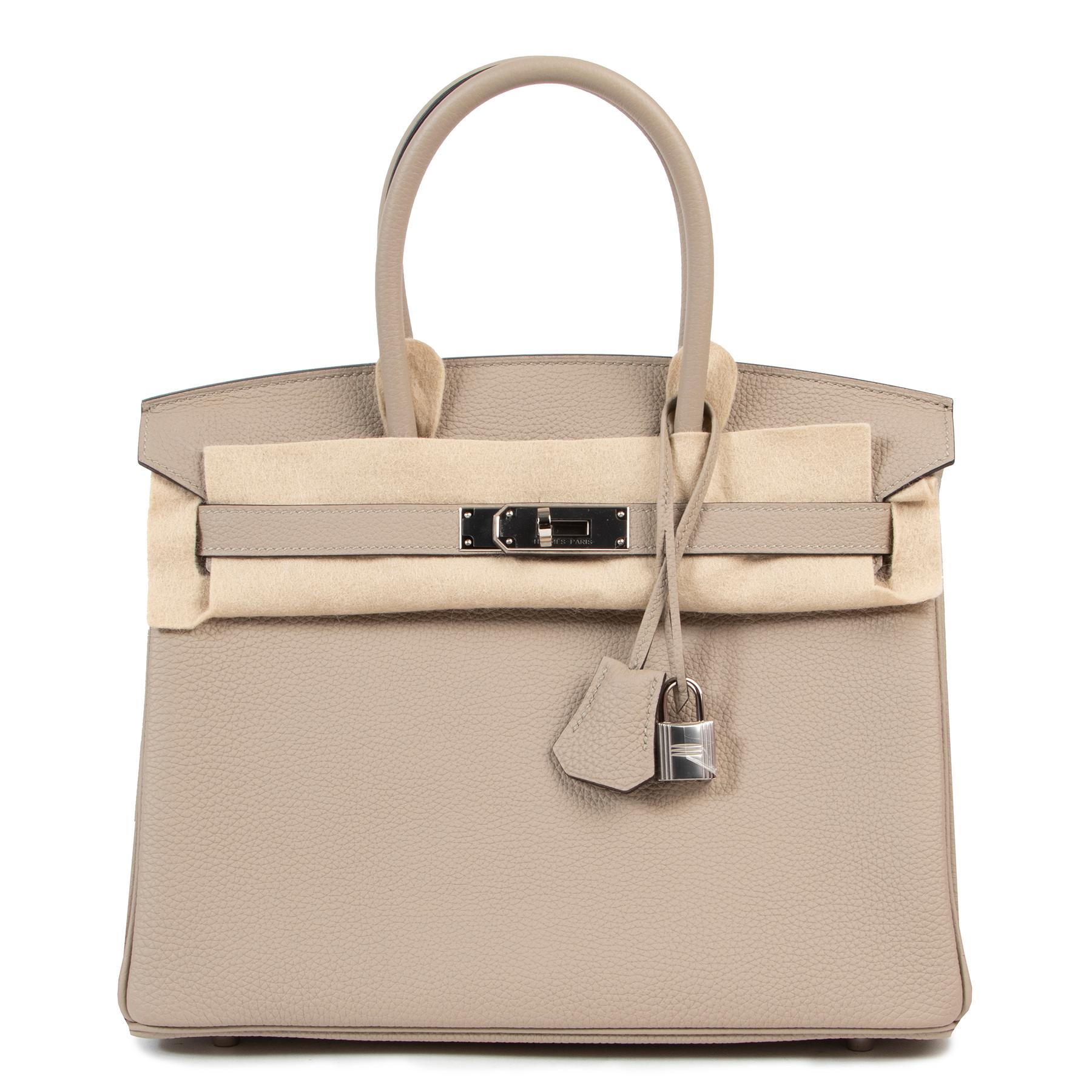 birkin 30 gris tourterelle