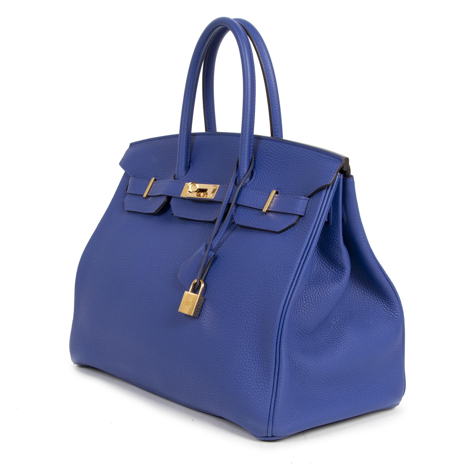 As New

As New Hermes Birkin 35 Blue Electrique GHW

Get your hands on this amazingly gorgeous Birkin bag by Hermès.
The very hard to find and hot Blue Electrique is a real brilliant pop of blue and is remarkably wearable with nearly everything.
The