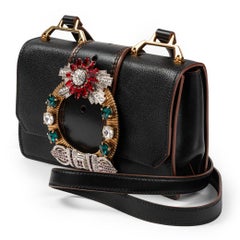 As New Miu Miu  Madras Leather Bag with Jewels