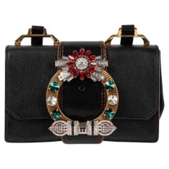 As New Miu Miu  Madras Leather Bag with Jewels