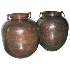 As Planters These Antique Copper Alloy Vessels Will Make a Home a Palace
