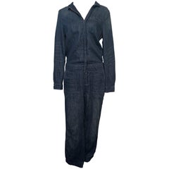 As seen on Heidi Klum: Closed 2015 Denim Boilersuit Jumpsuit XS 70’s era style