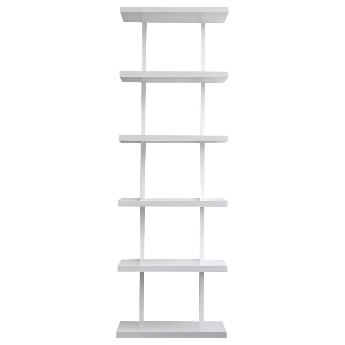 AS6, pensile da 24" con scaffali in laccato bianco e acciaio verniciato a polvere