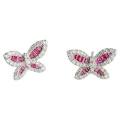Asa Butterfly Ruby Earring