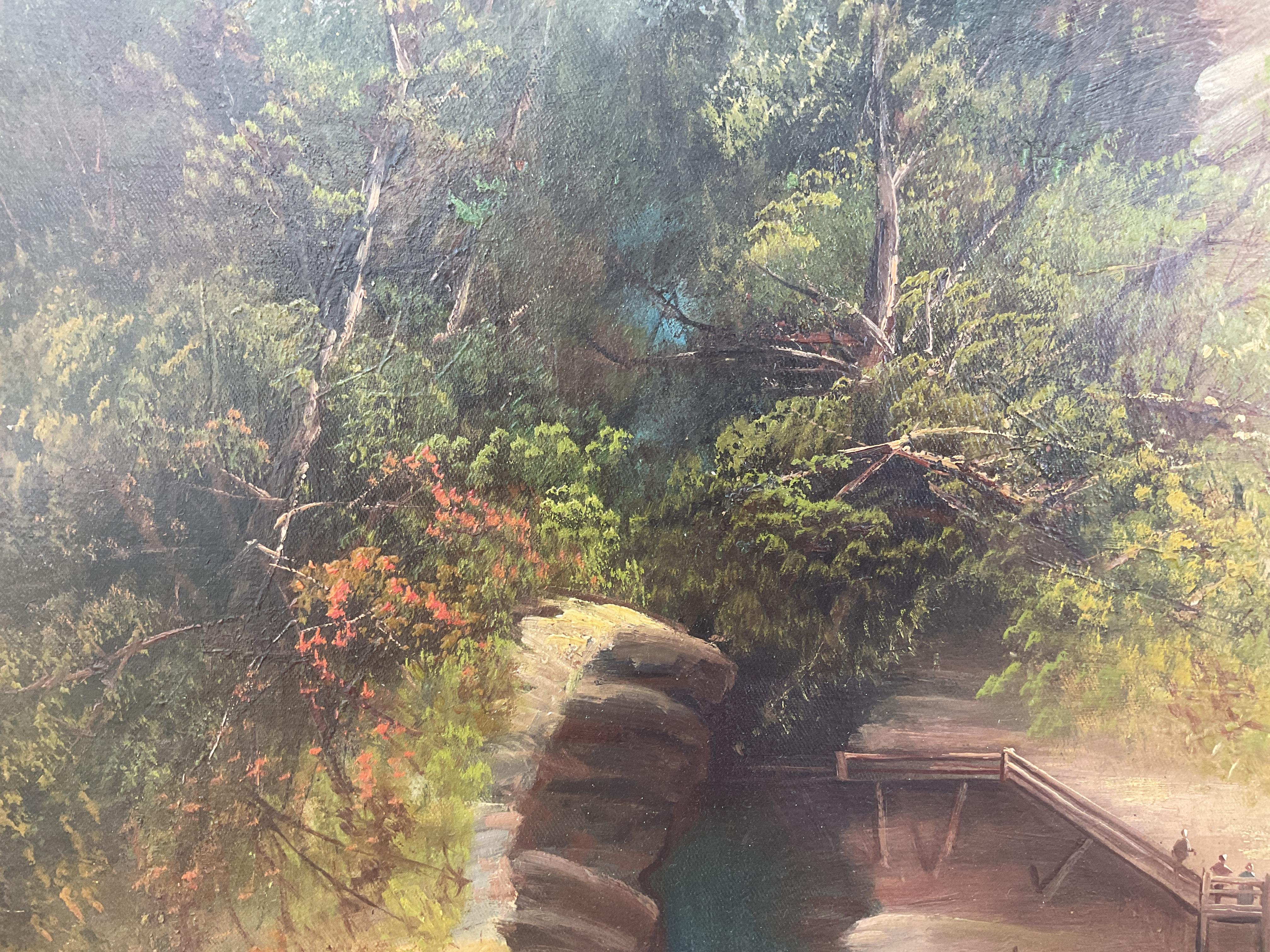 Pintura de la región del río Hudson 