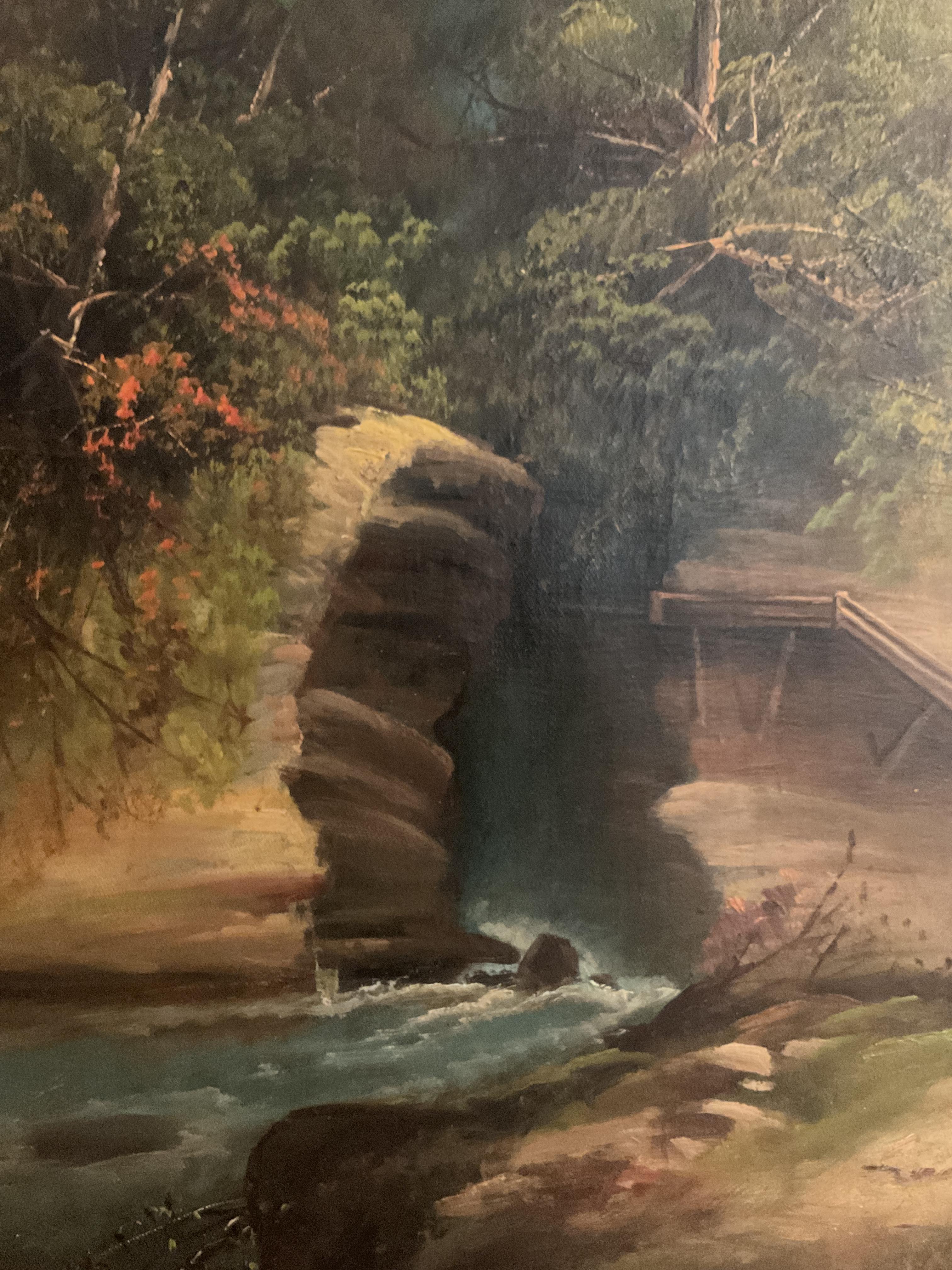 Pintura de la región del río Hudson 