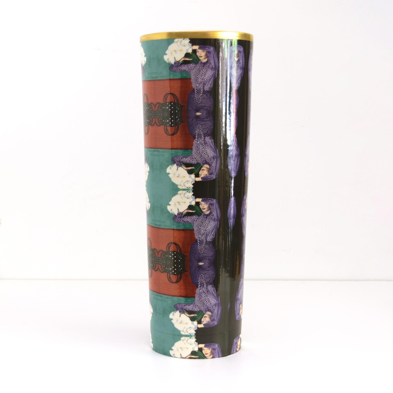 Glazed Åsa Lindström, Scandinavian Modern Porcelain vase for Rörstrand, 2000