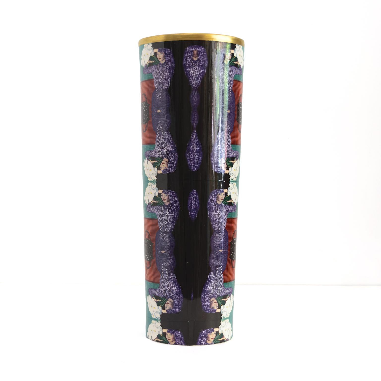 Åsa Lindström, Scandinavian Modern Porcelain vase for Rörstrand, 2000 In Good Condition In New York, NY