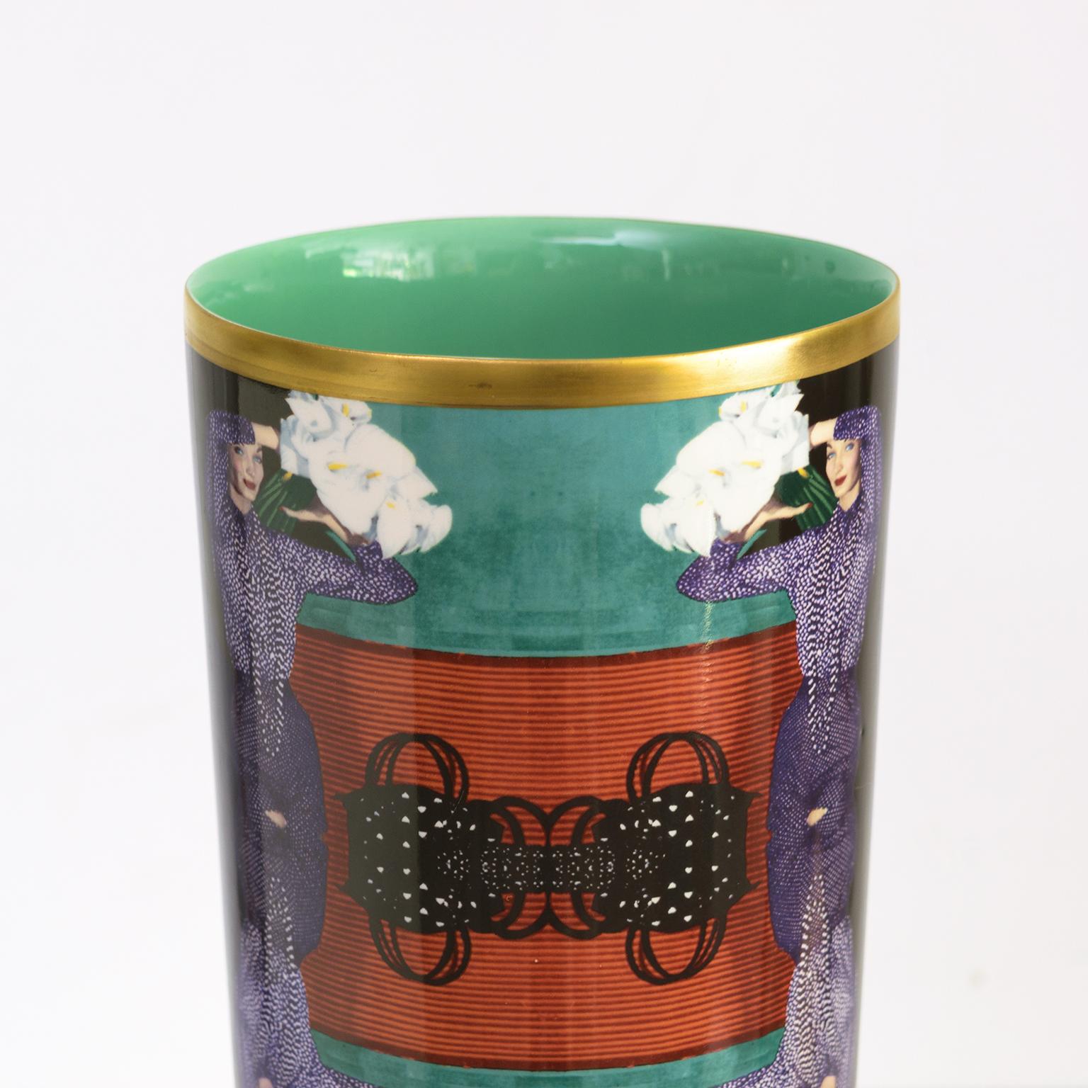 Contemporary Åsa Lindström, Scandinavian Modern Porcelain vase for Rörstrand, 2000