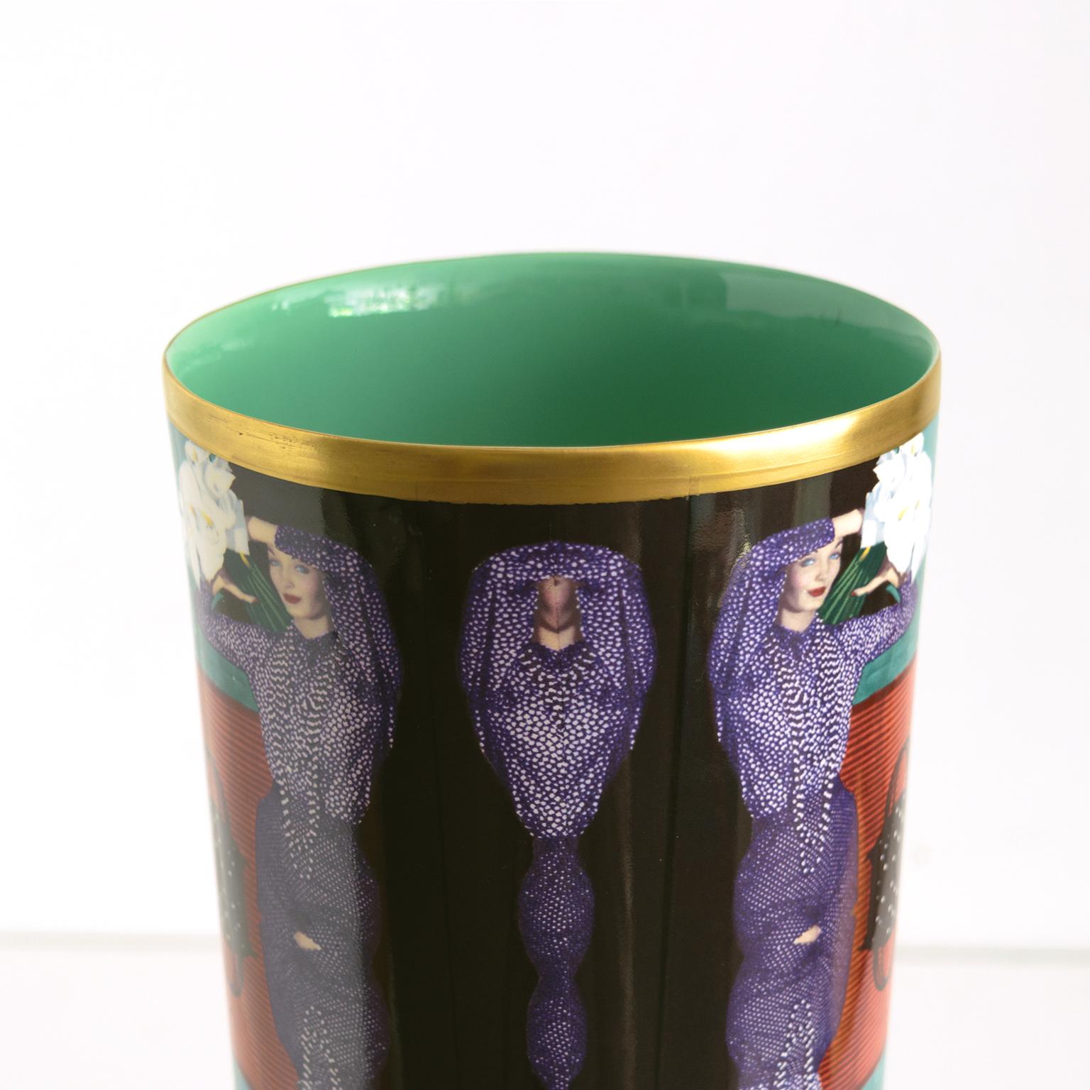 Åsa Lindström, Scandinavian Modern Porcelain vase for Rörstrand, 2000 2