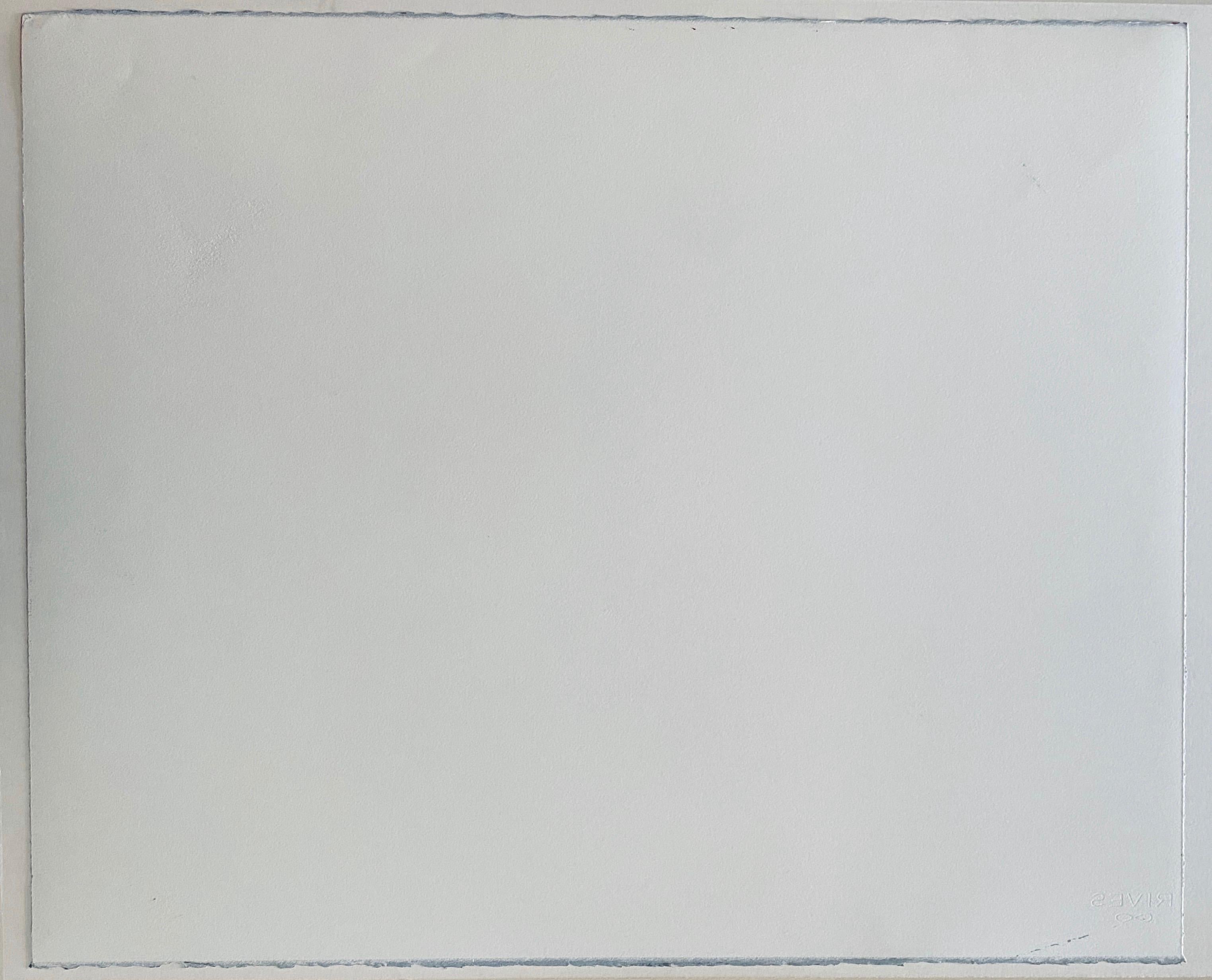 Israeli Abstract Modernist Screenprint - 