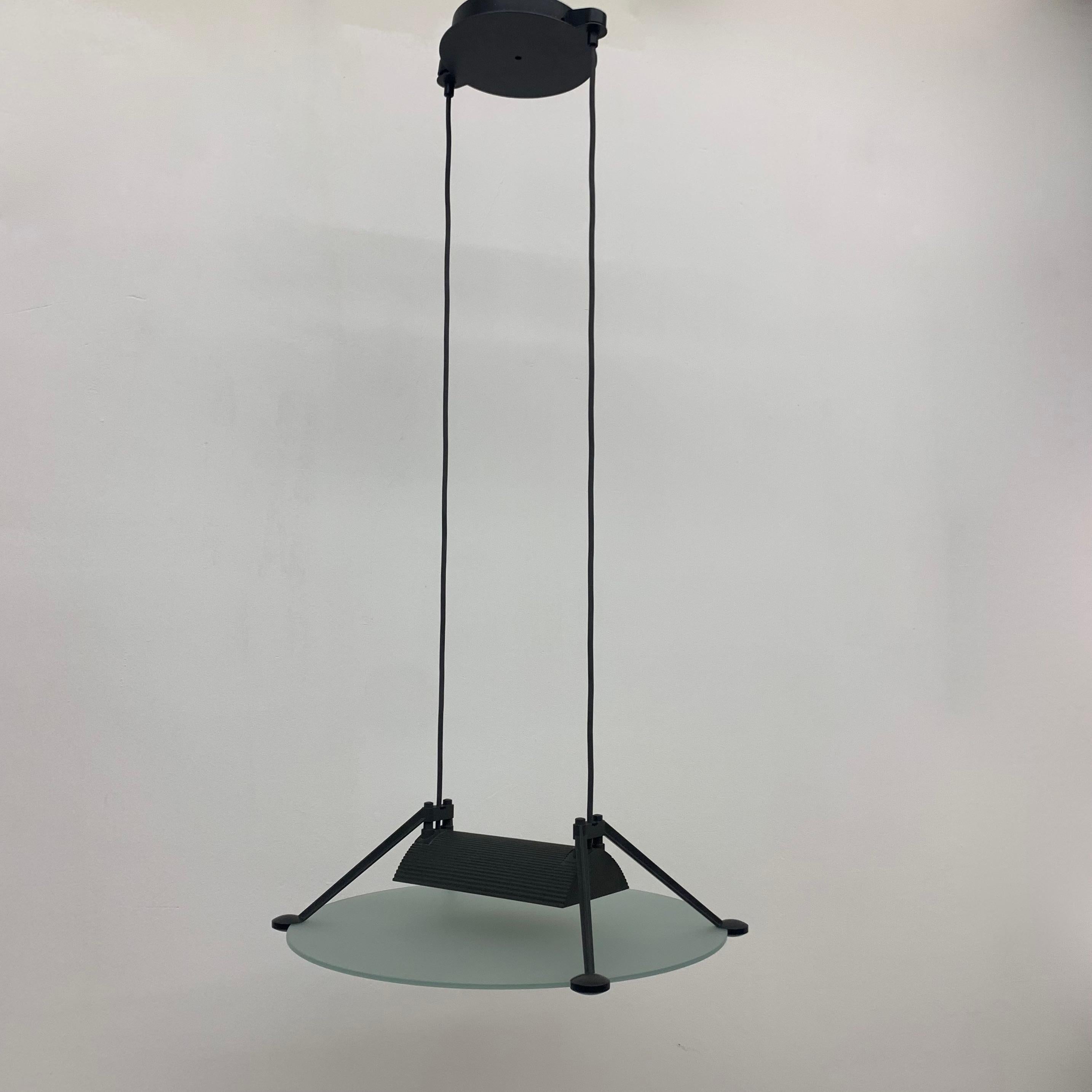 Italian Asahara Sigheaki for Luci Italia Design Hanging Lamp ‘Accademia ‘ 1980’