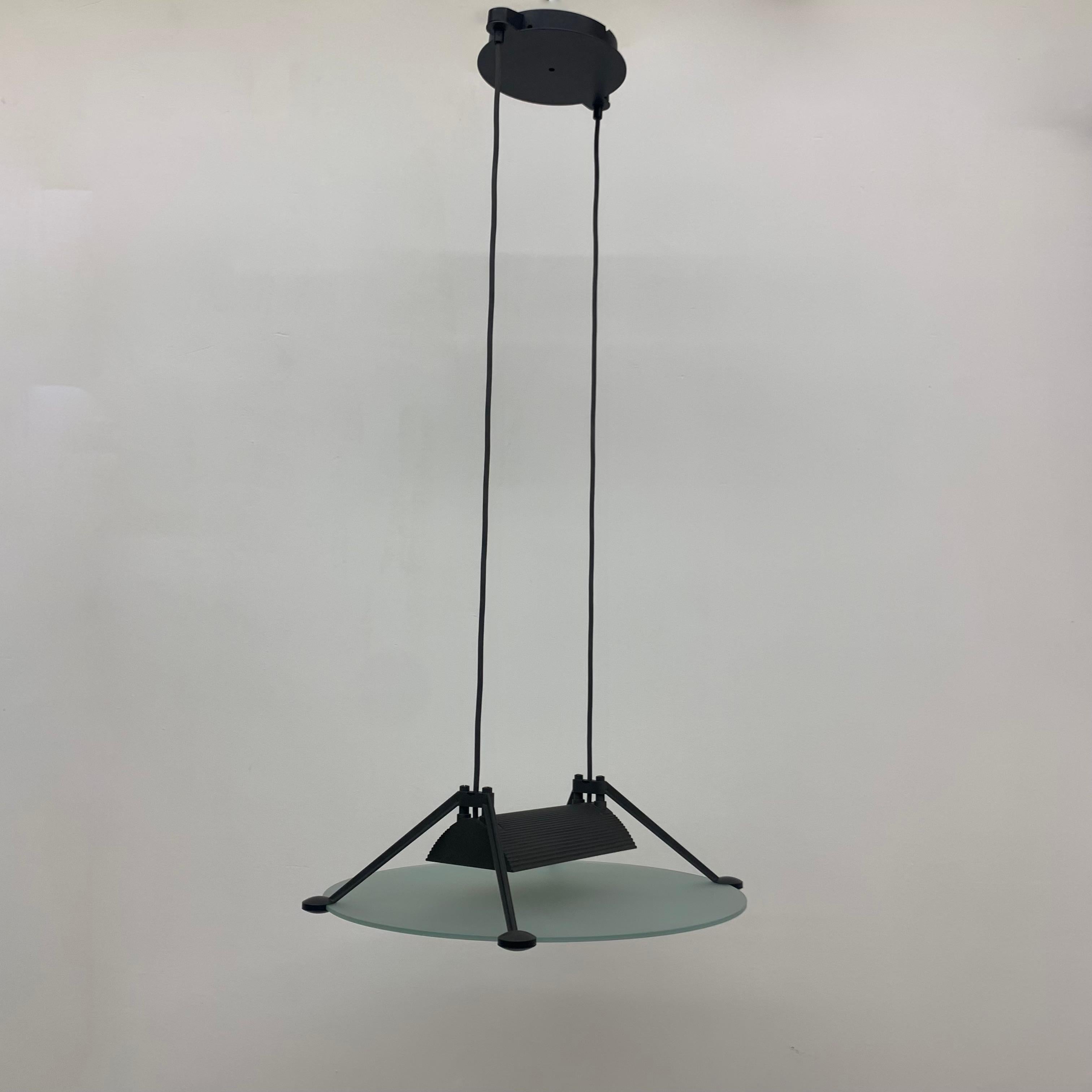Asahara Sigheaki for Luci Italia Design Hanging Lamp ‘Accademia ‘ 1980’ In Good Condition In Delft, NL