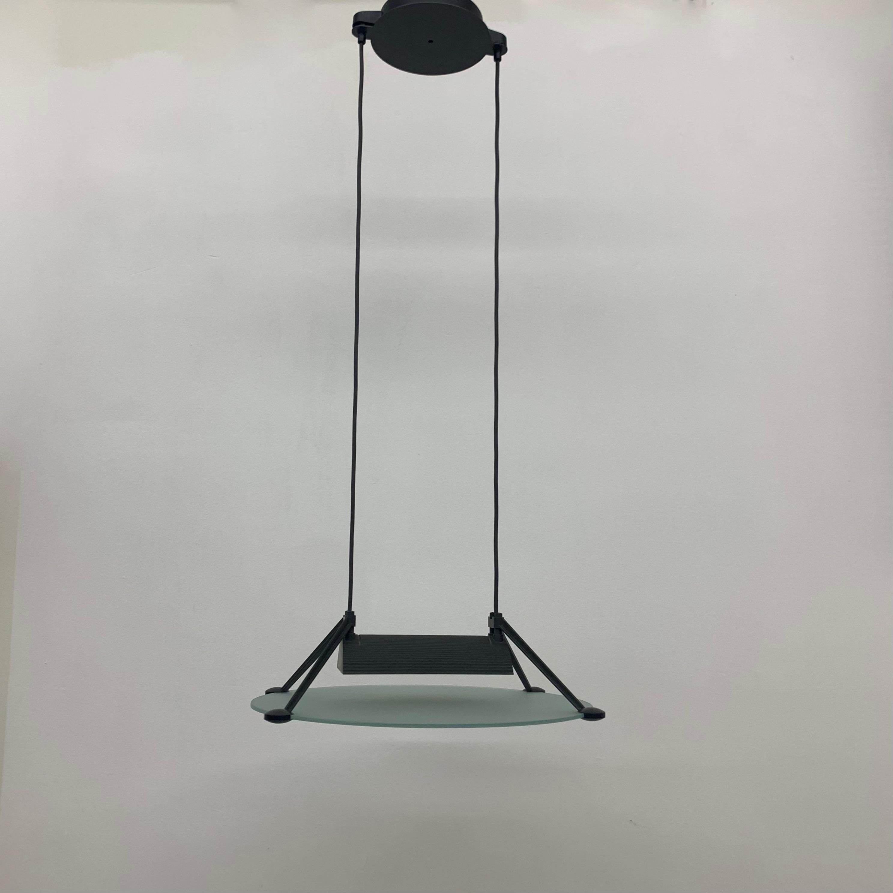 Metal Asahara Sigheaki for Luci Italia Design Hanging Lamp ‘Accademia ‘ 1980’