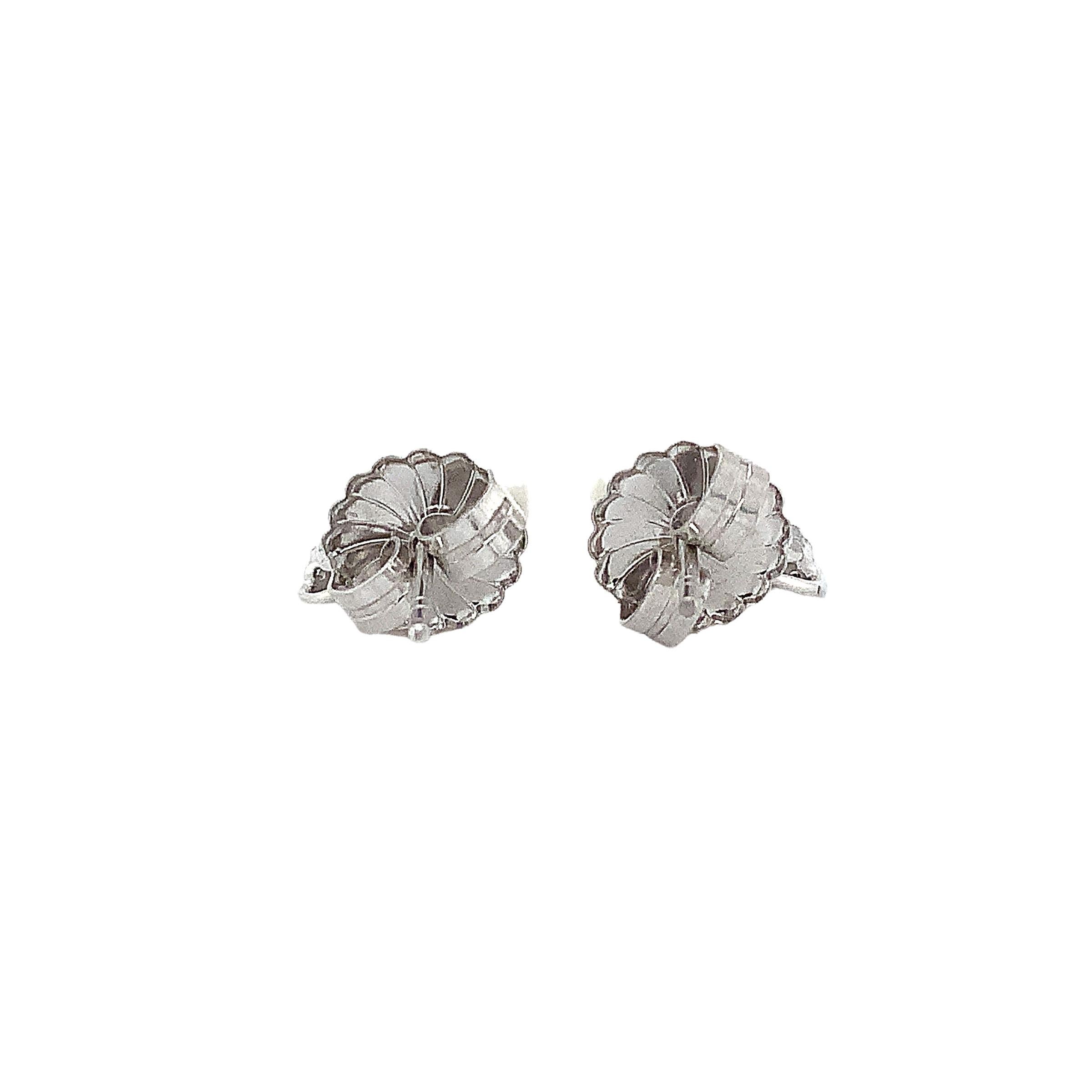 Taglio brillante Collezione ASBA Set di orecchini con perle dei mari del sud e diamanti in oro bianco 14 carati in vendita