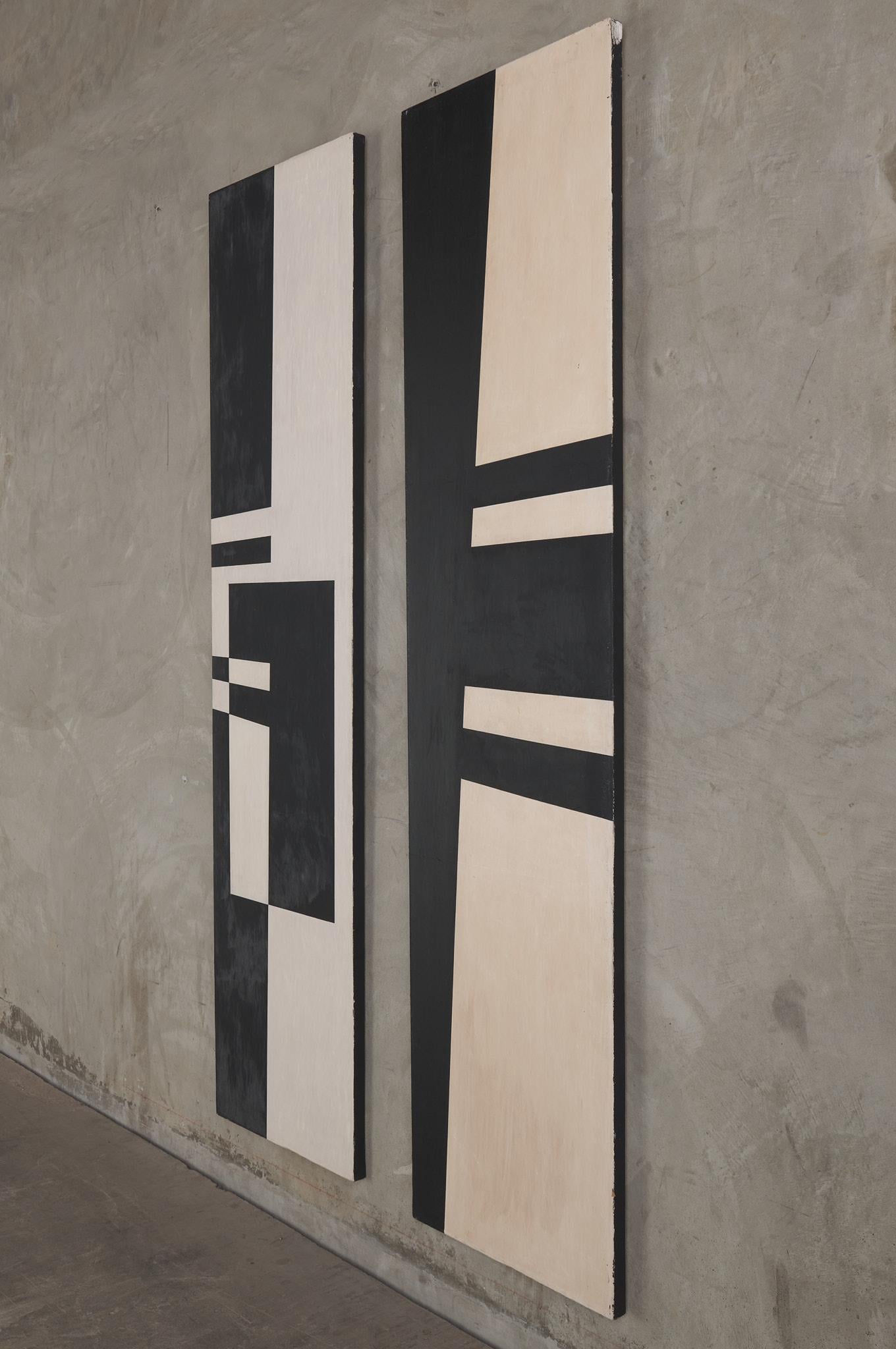 American 'Ascension VI' Diptych by Sean Scherer (B.1968) Signed For Sale