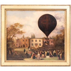 Ascent of Charles Green’s Nassau Balloon from Cremorne House, Chelsea