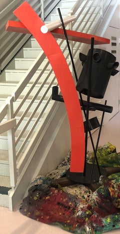 'Ascent of Lavender' Outdoor Sculpture by Peter Shire, 2013