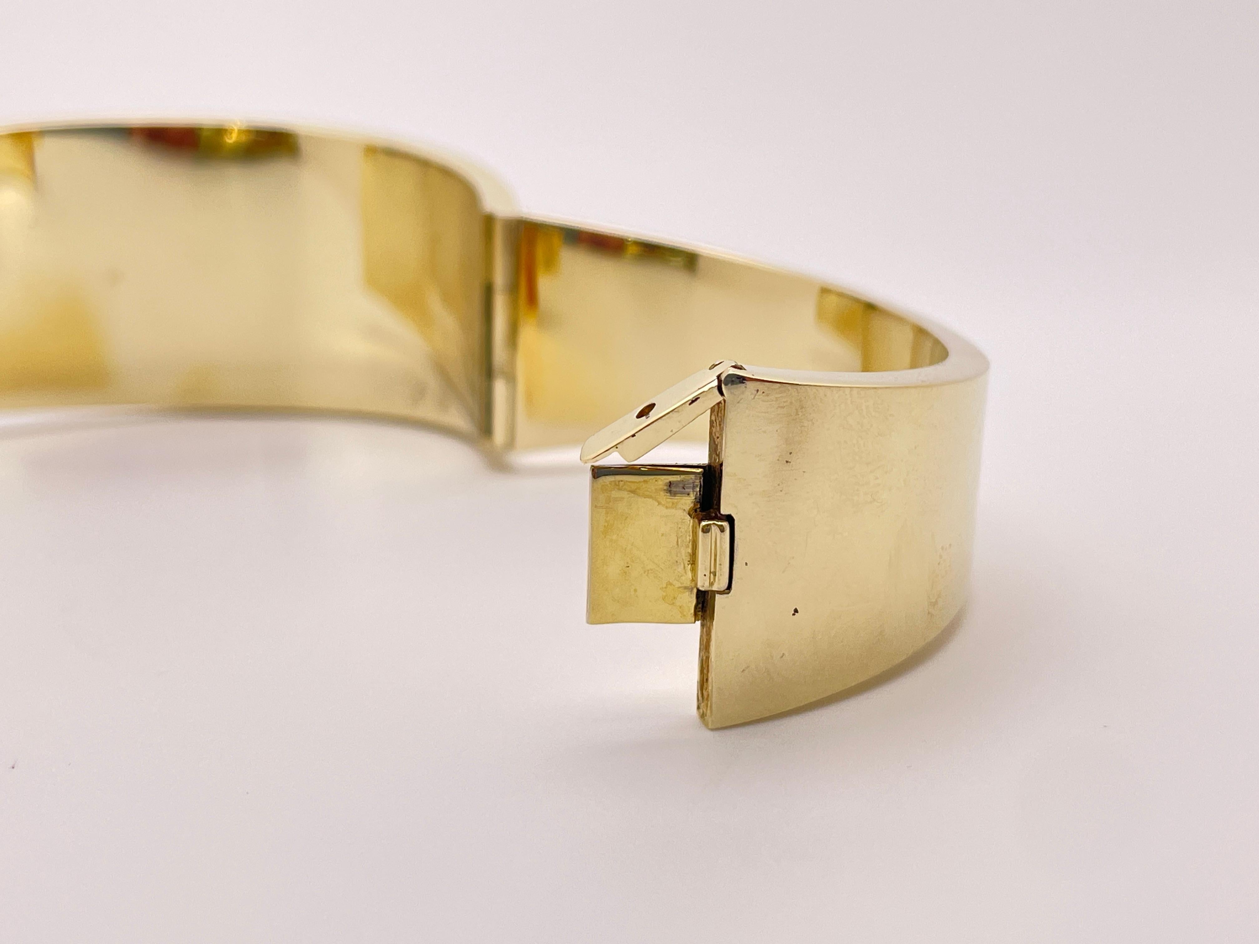 Bracciale e orecchini Asch Grossbardt in oro 14K con diamante astratto Picasso in vendita 4