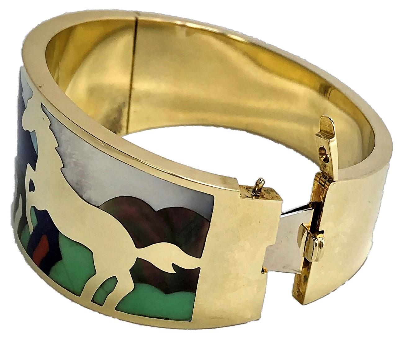 horse cuff bracelet