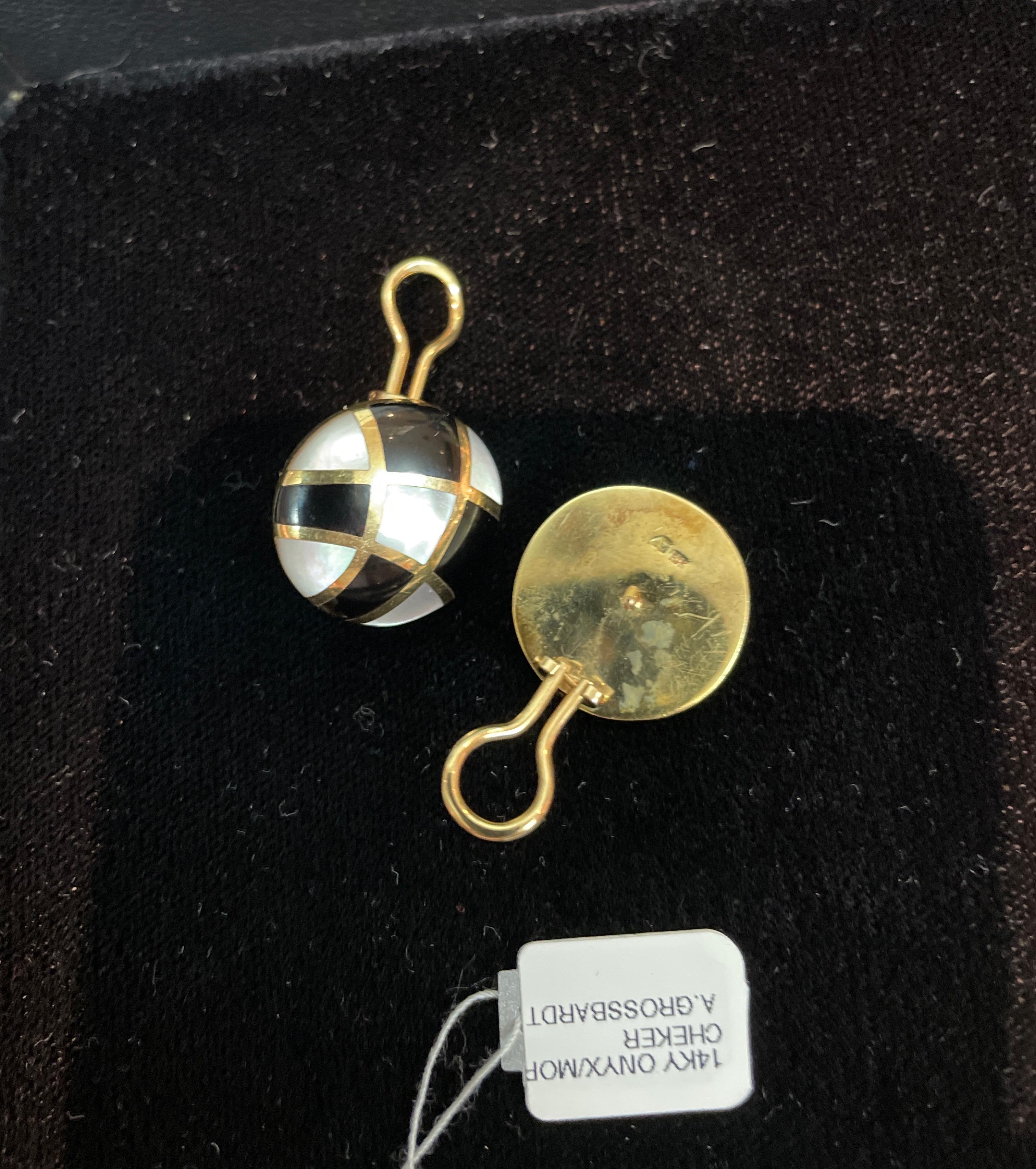 gold football earrings