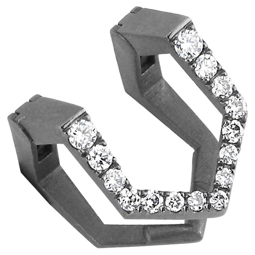 Ascher Lumineszenz  Armbanduhr 18 Karat vergoldeter Diamant 0,11 Karat