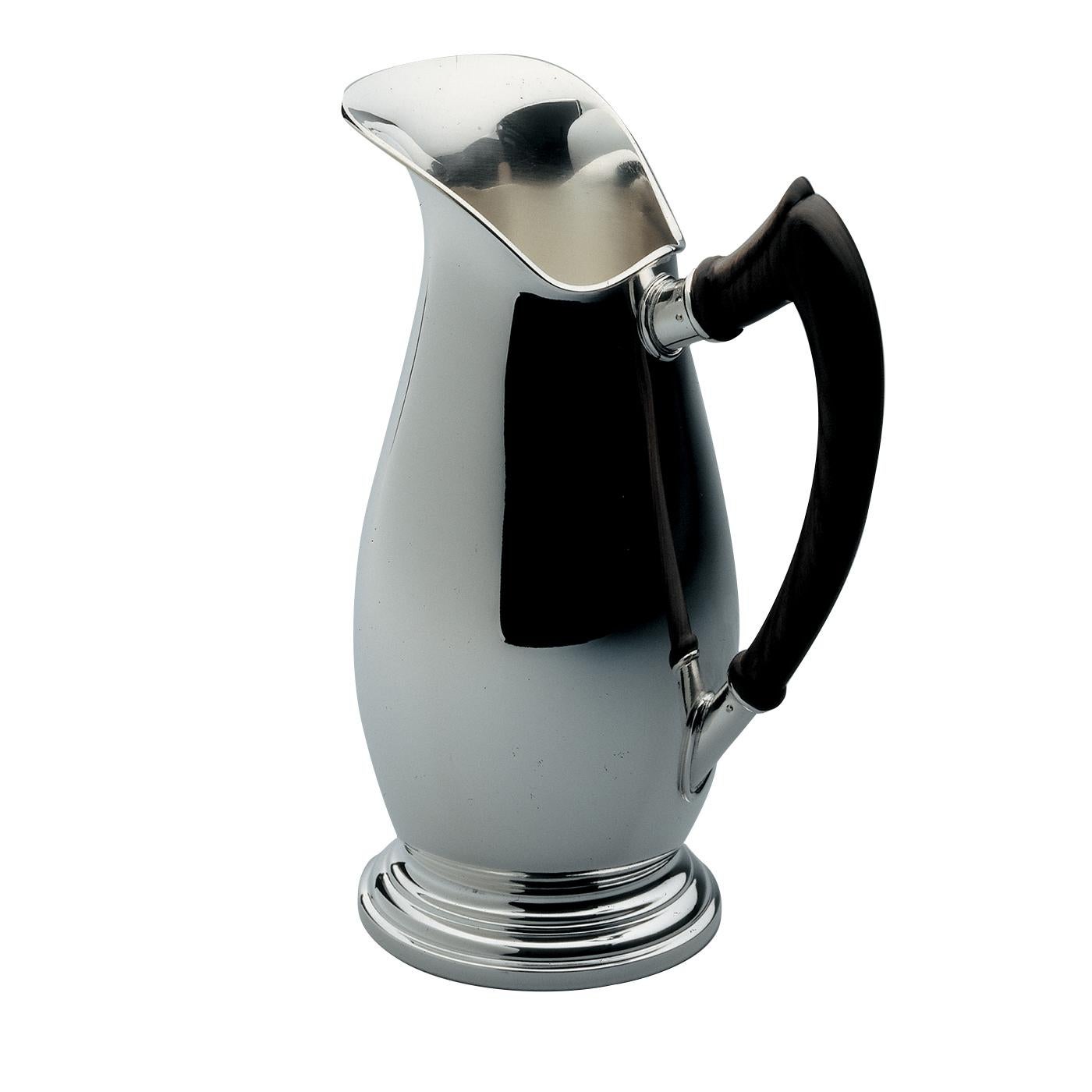 Italian Ascot Pitcher with Wooden Handle
