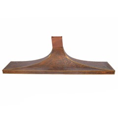  Ascribed Bruce Goff Copper Fireplace Vent-Hood from Round House Dallas