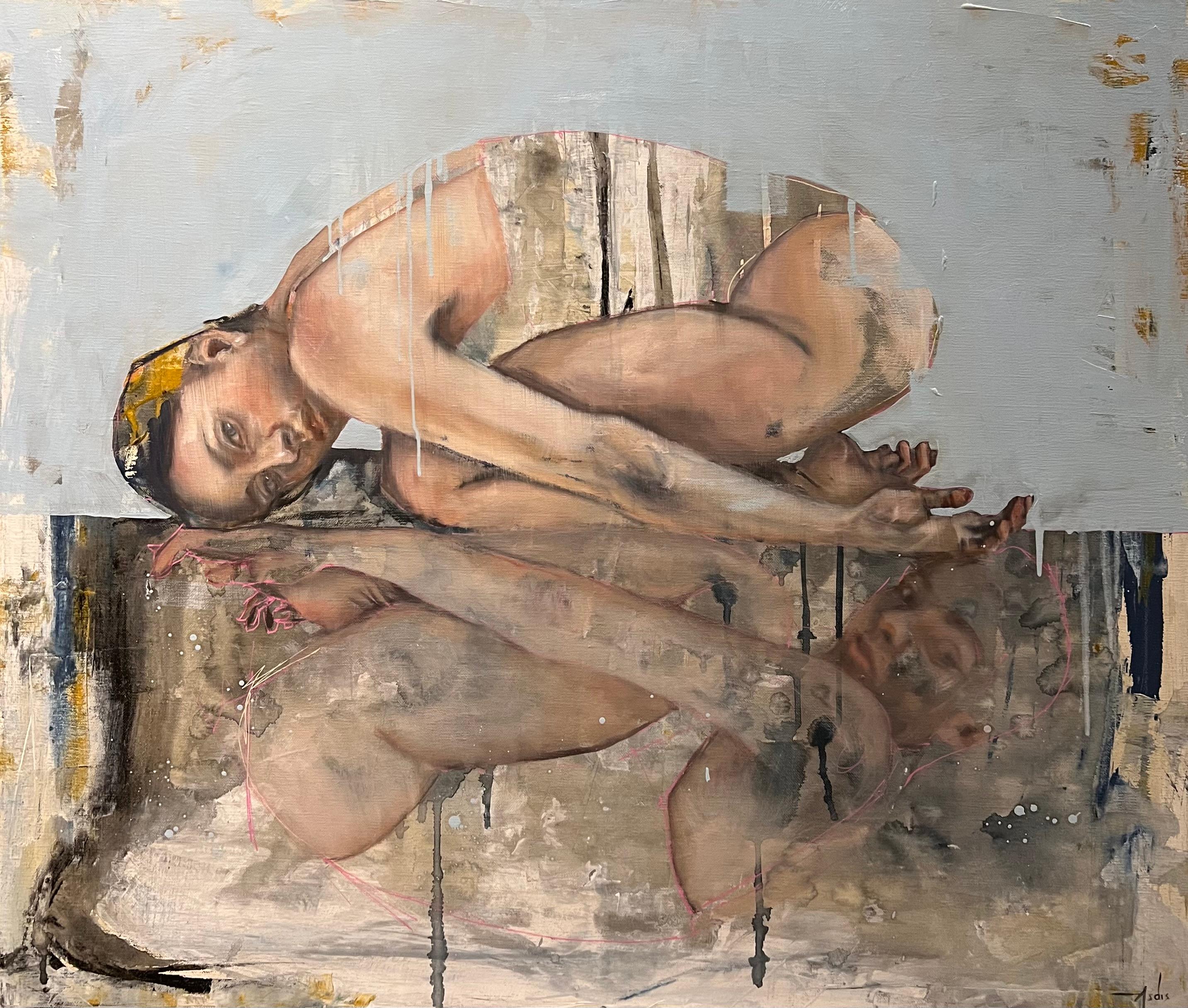 Ölgemälde „Eternity“: Feministischer Stil, 21. Jahrhundert, 80 x 100 cm