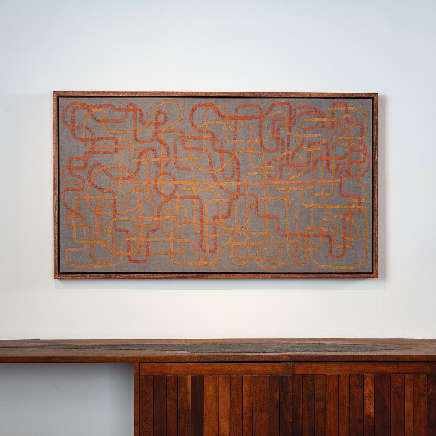 Picture of Åse Ljones - Tangled In, Contemporary Scandinavian Woven Textile, by ...