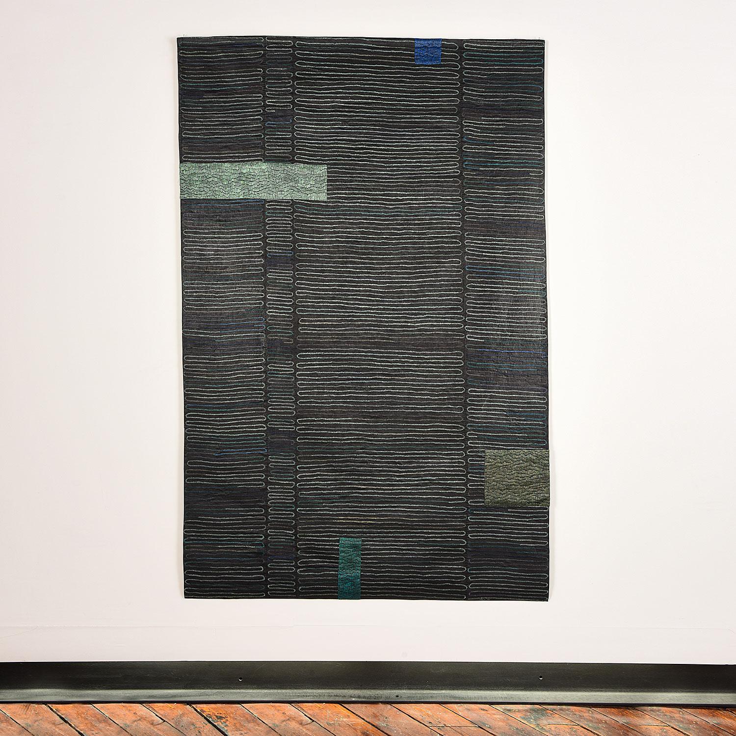 Sound of the Fjord, textile tissé scandinave contemporain, par Åse Ljones