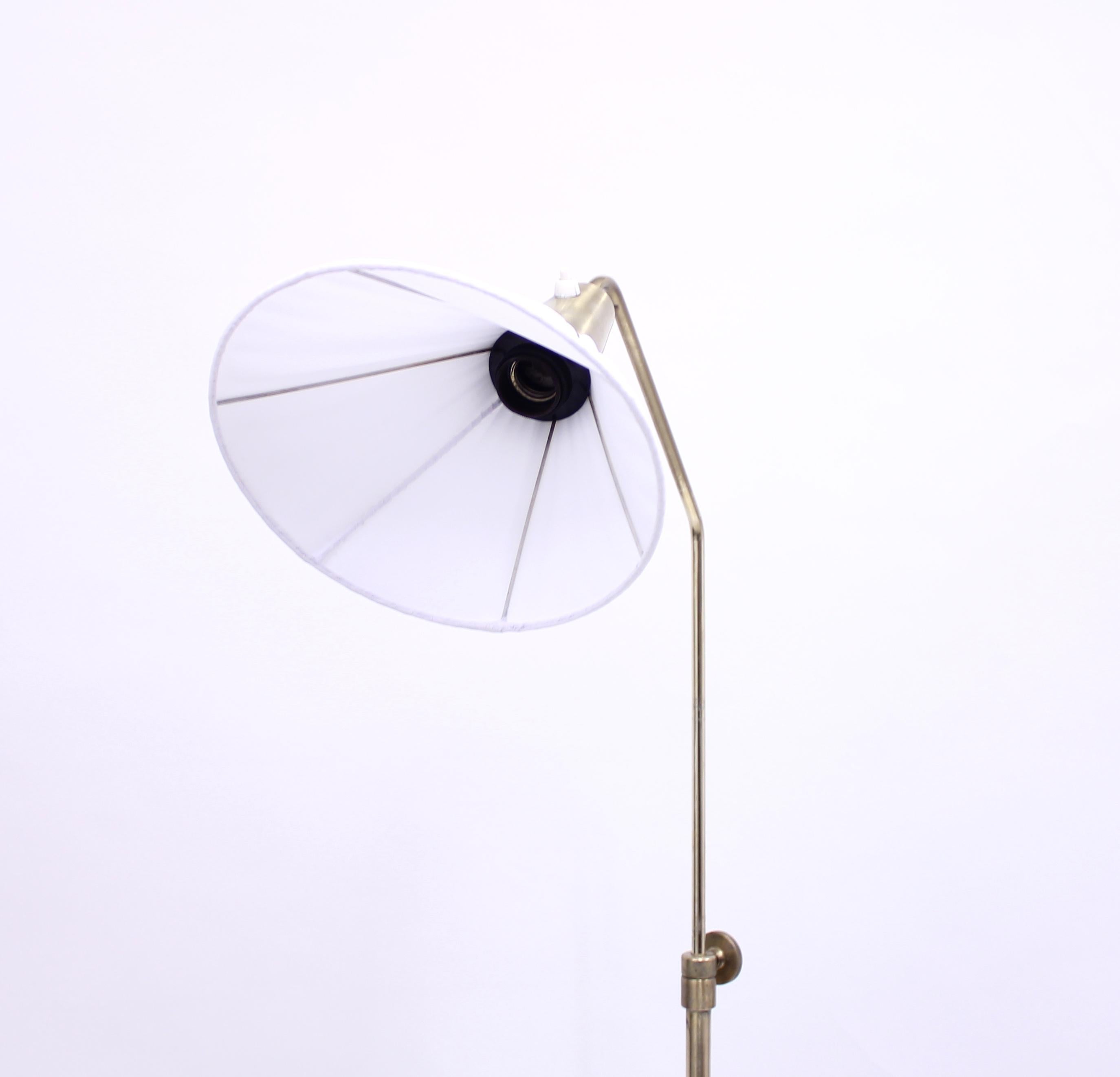 ASEA, Brass Floor Lamp, Attributed to Hans Bergström, 1950s 3