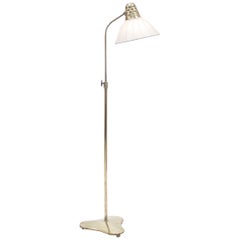 ASEA Brass Floor Lamp, Attributed to Hans Bergström, 1950s