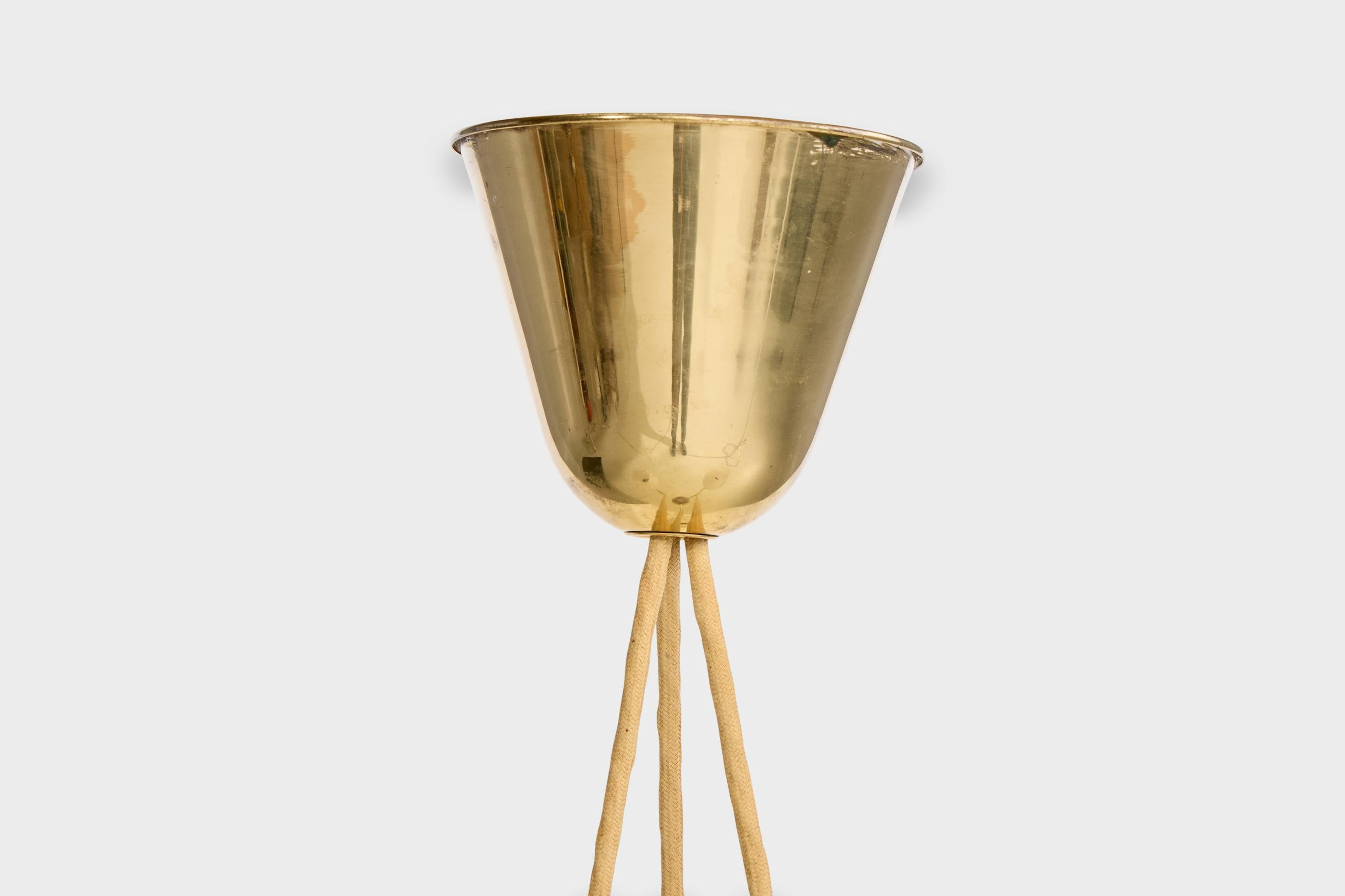 ASEA, lustre, laiton, verre, Oak, Suède, années 1950 en vente 3