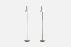 ASEA, Floor Lamps, Brass, Brass, Lacquered Metal, Sweden, 1970s