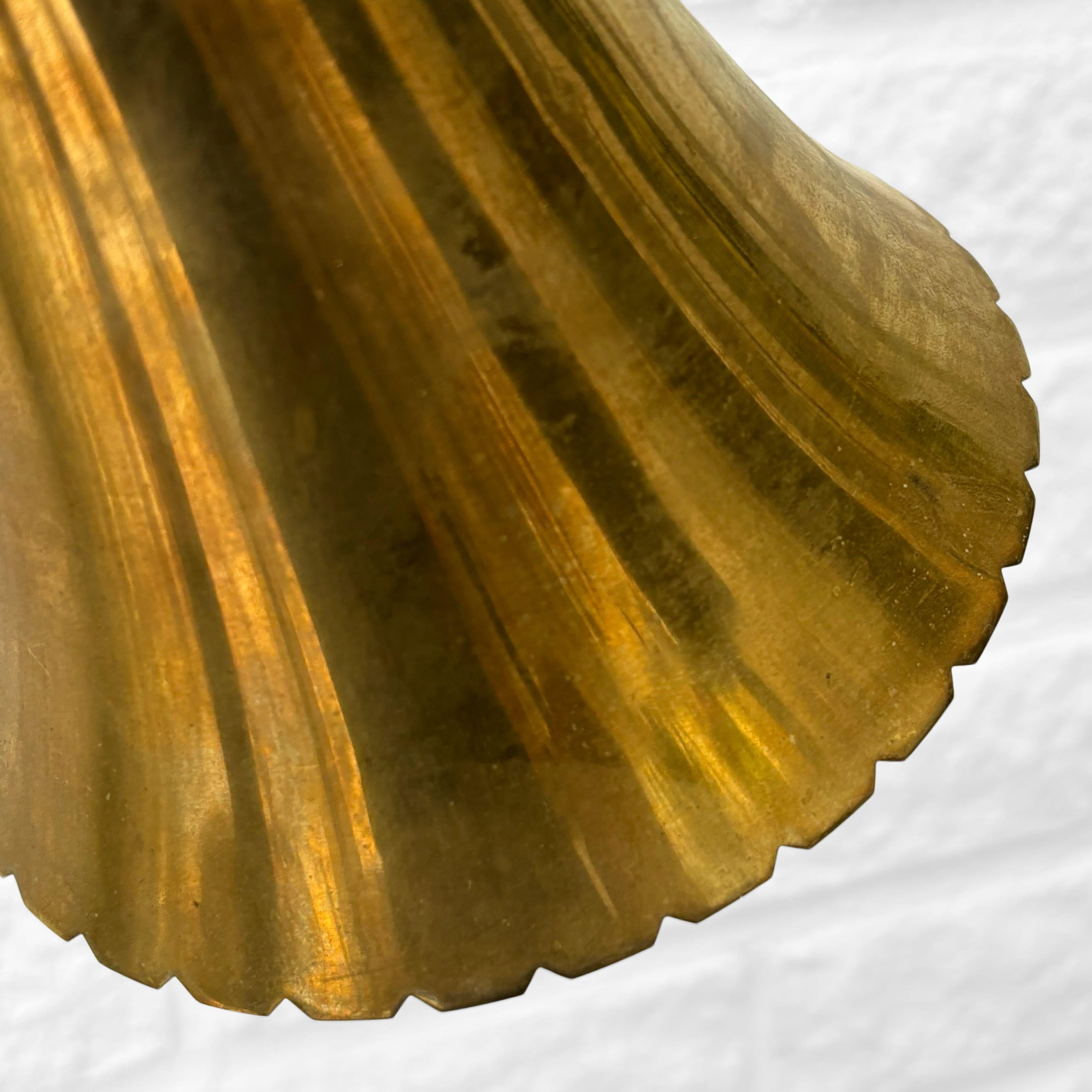 ASEA mid century modernist table lamp E1163, brass, Scandinavian, Sweden, 1940s For Sale 4