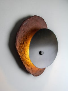 ASEA No. 1 Cherry Sculptural Wall Light in Stoneware and Metal
