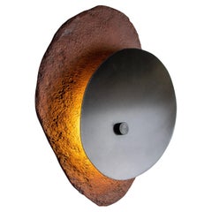 ASEA No. 1 Cherry Sculptural Wall Light in Stoneware and Metal