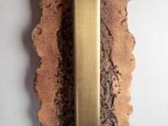 ASEA No. 14 Applique sculpturale en grès et métal