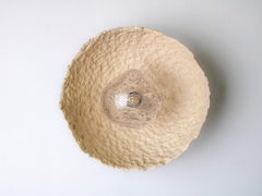 ASEA No. 23 Applique sculpturale en grès et verre soufflé à la main