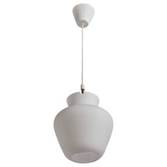 ASEA, Pendant Light, Brass, Glass, Sweden, 1950s