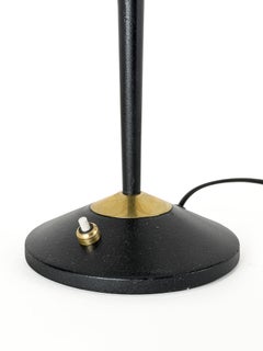 ASEA – Lampe de table suédoise moderne en laiton et fonte, Suède, années 1950