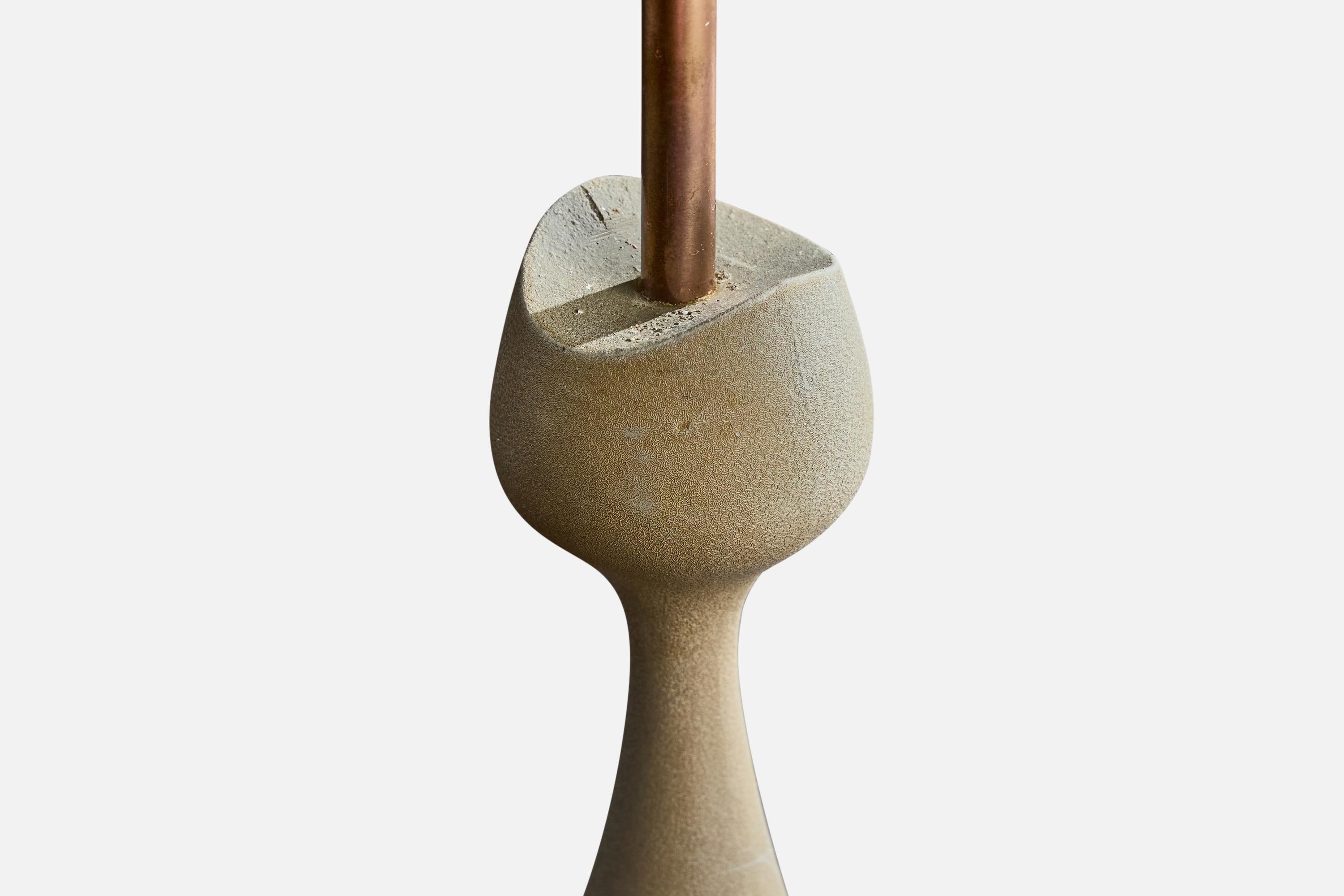 ASEA, lampe de table, laiton, fer, parchemin, Suède, années 1950 en vente 1